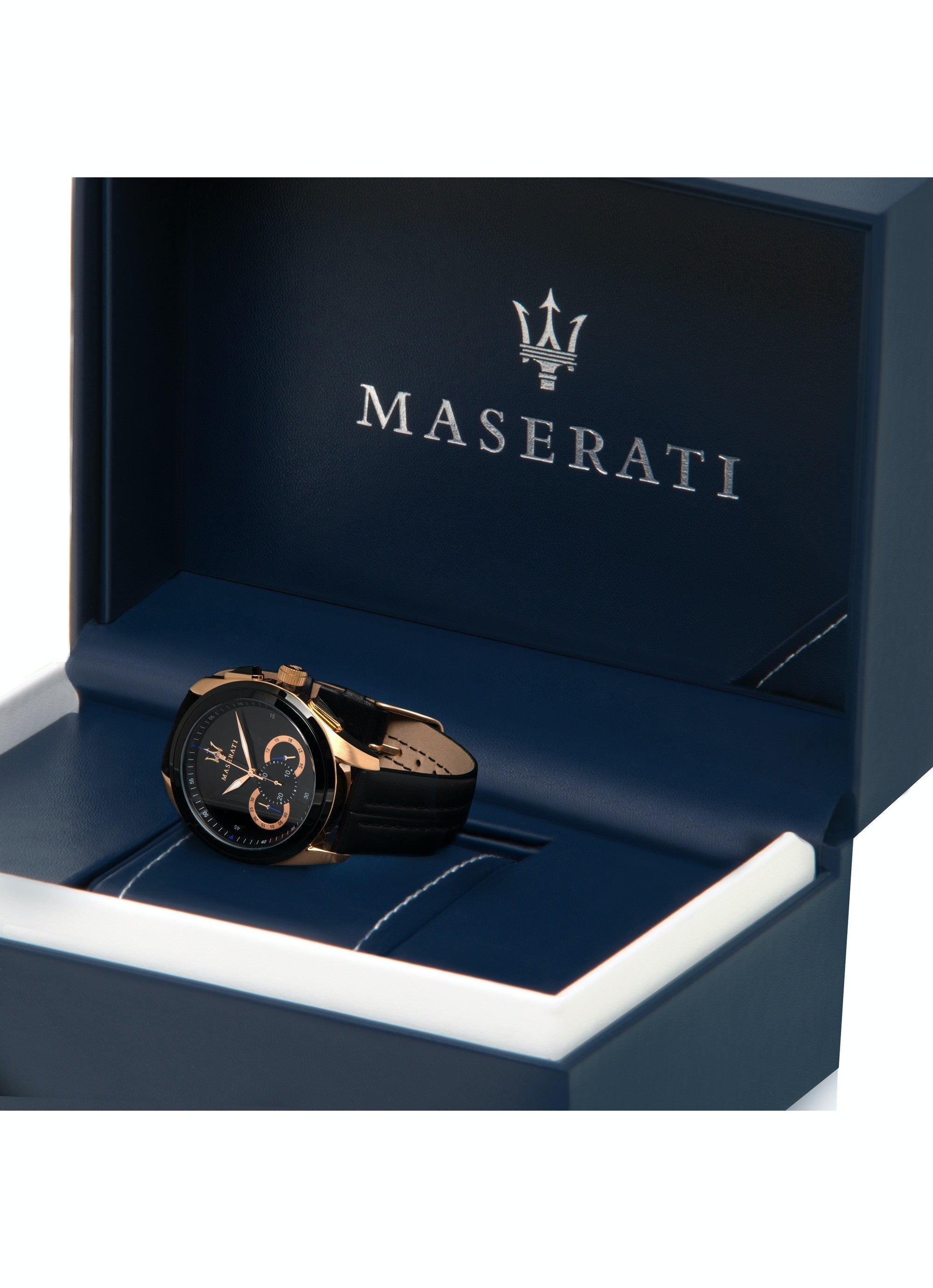 Reloj Maserati Traguardo Cronógrafo Esfera Negra Hombre R8871612025