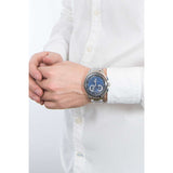 ساعة مازيراتي تراجواردو كرونوغراف كوارتز زرقاء للرجال R8873612014