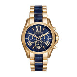 Reloj Michael Kors Bradshaw con esfera azul y cronógrafo para hombre MK6268