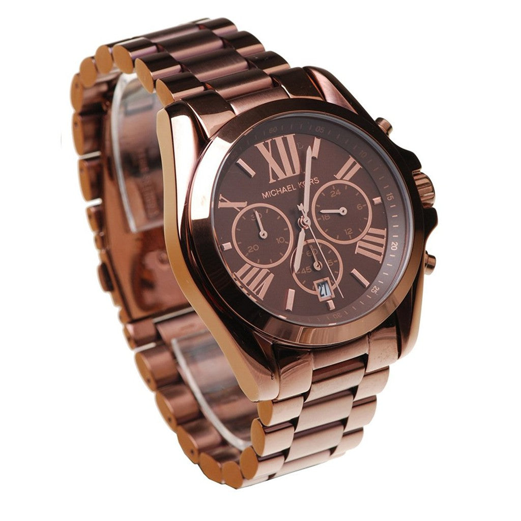 Michael Kors Bradshaw Chronograph Espresso Dial Unisex Watch MK5628