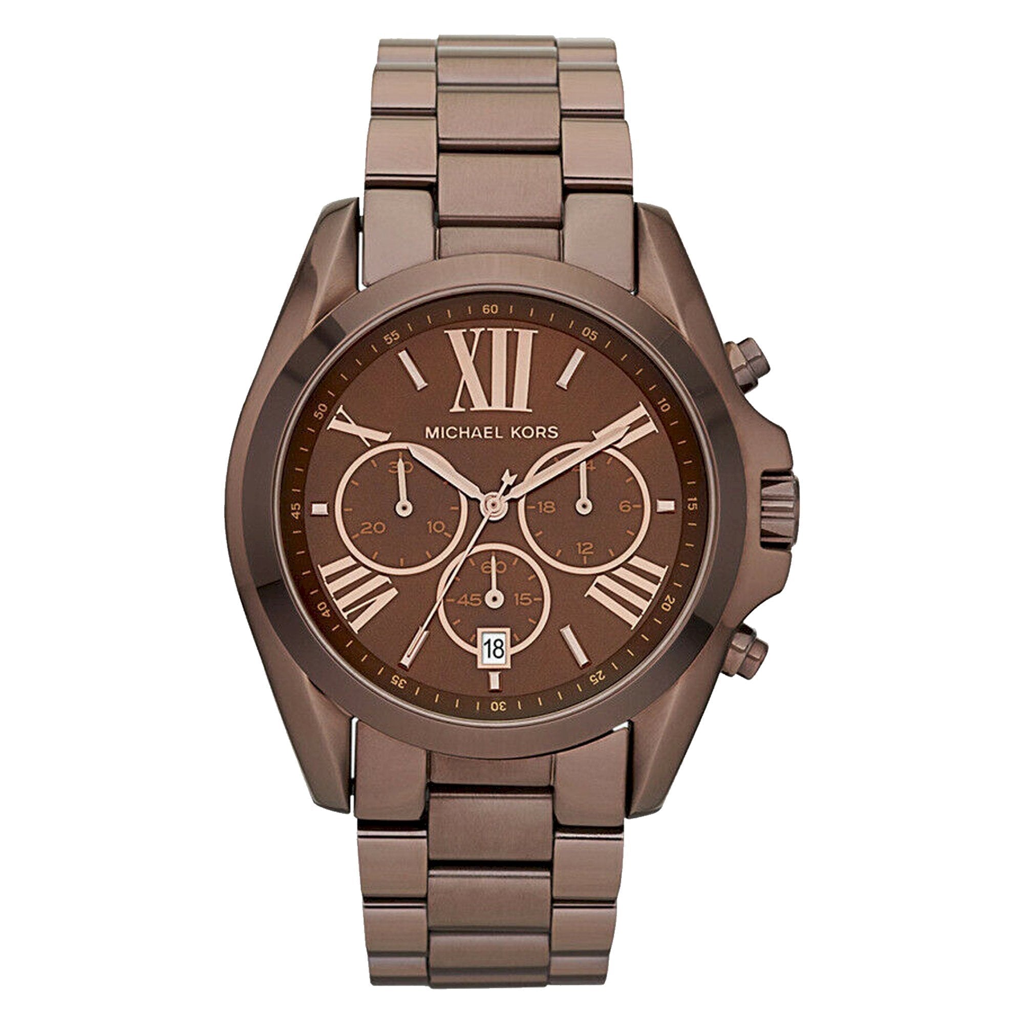 Michael Kors Bradshaw Chronograph Espresso Dial Unisex Watch MK5628
