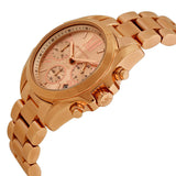Michael Kors Bradshaw Chronograph Rose Dial Ladies Watch MK5799