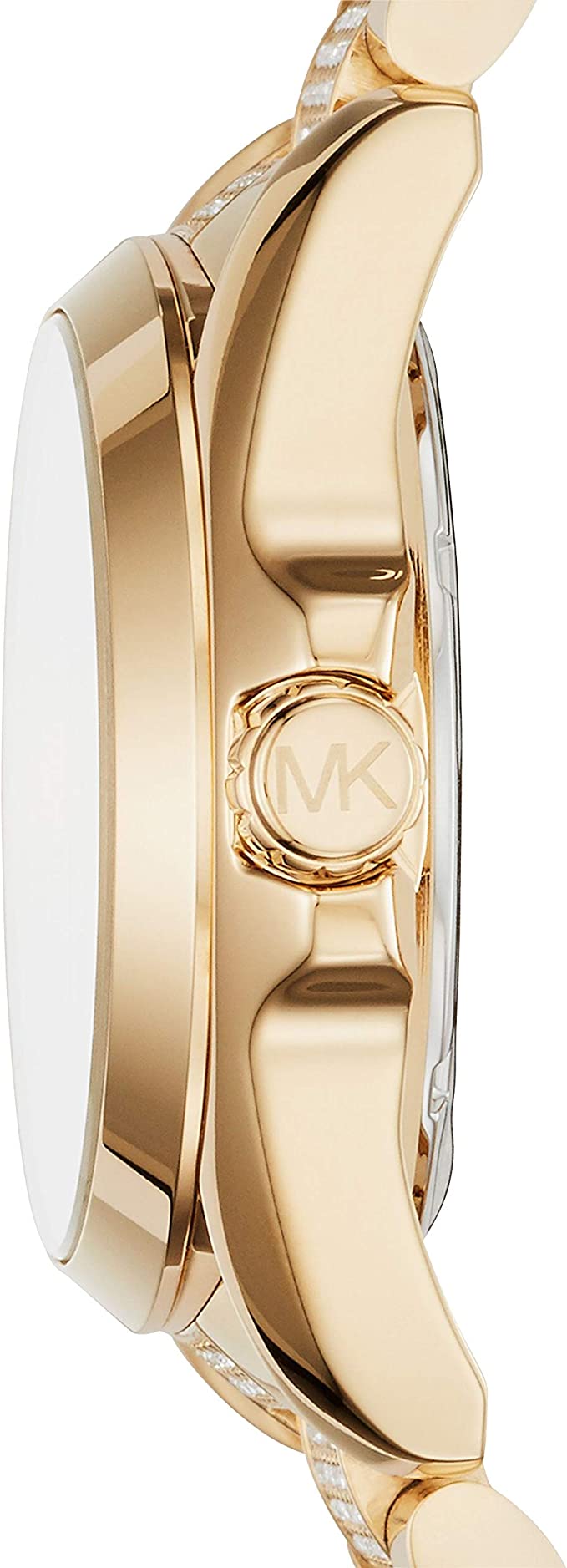 Michael Kors Bradshaw Gold Tone Pave Reloj de mujer MK6487