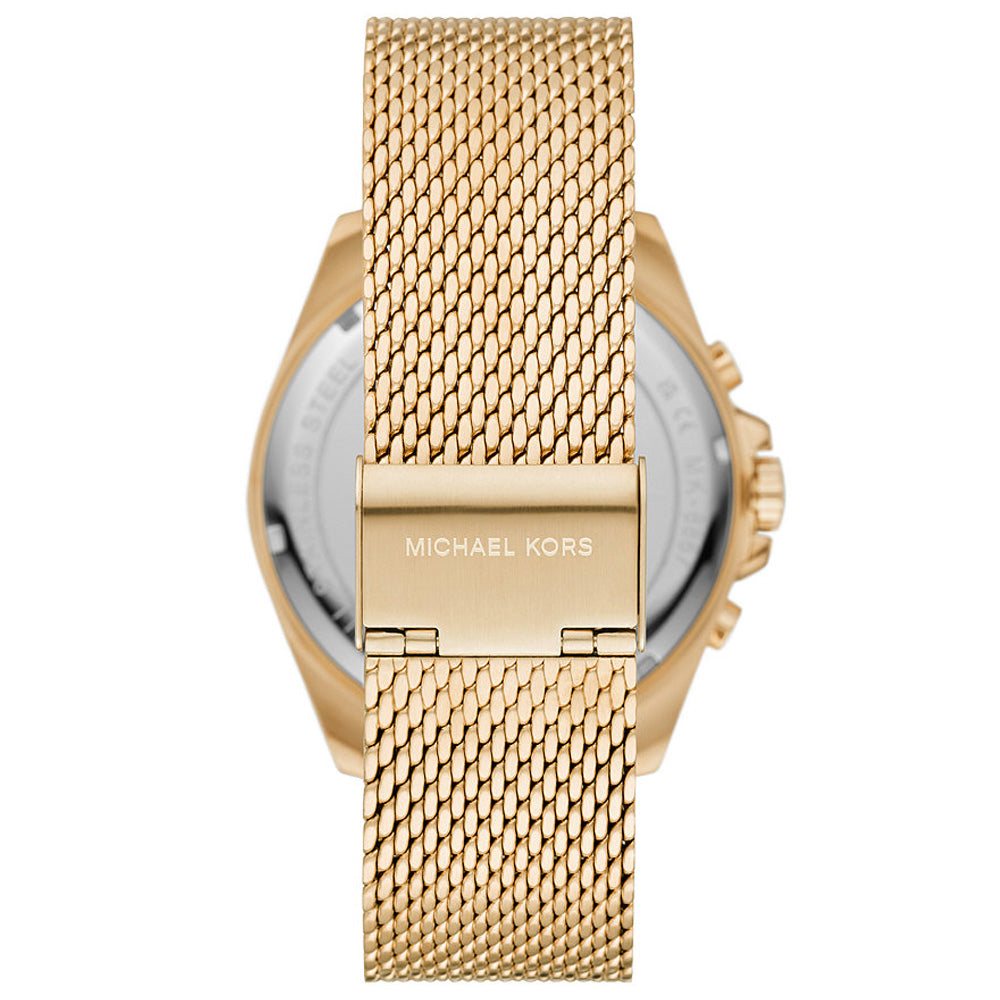 Michael Kors Brecken Reloj cronógrafo de cuarzo con esfera negra para hombre MK8867