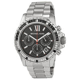 Michael Kors Everest Chronograph Black Dial Stainless Steel Ladies Watch MK5753 - BigDaddy Watches