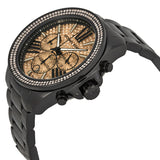 Michael Kors Everest Cronógrafo Rose Dial Negro Ion-plateado Ladies Watch MK5879