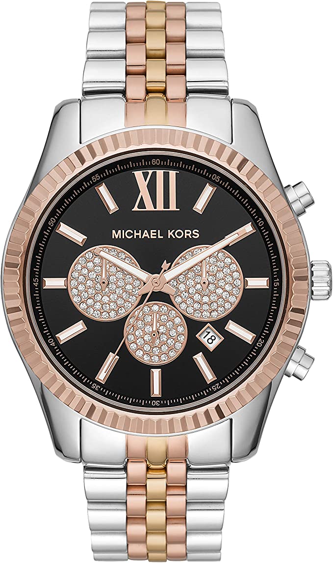 Michael Kors Lexington Tri Tone Men's Watch MK8714