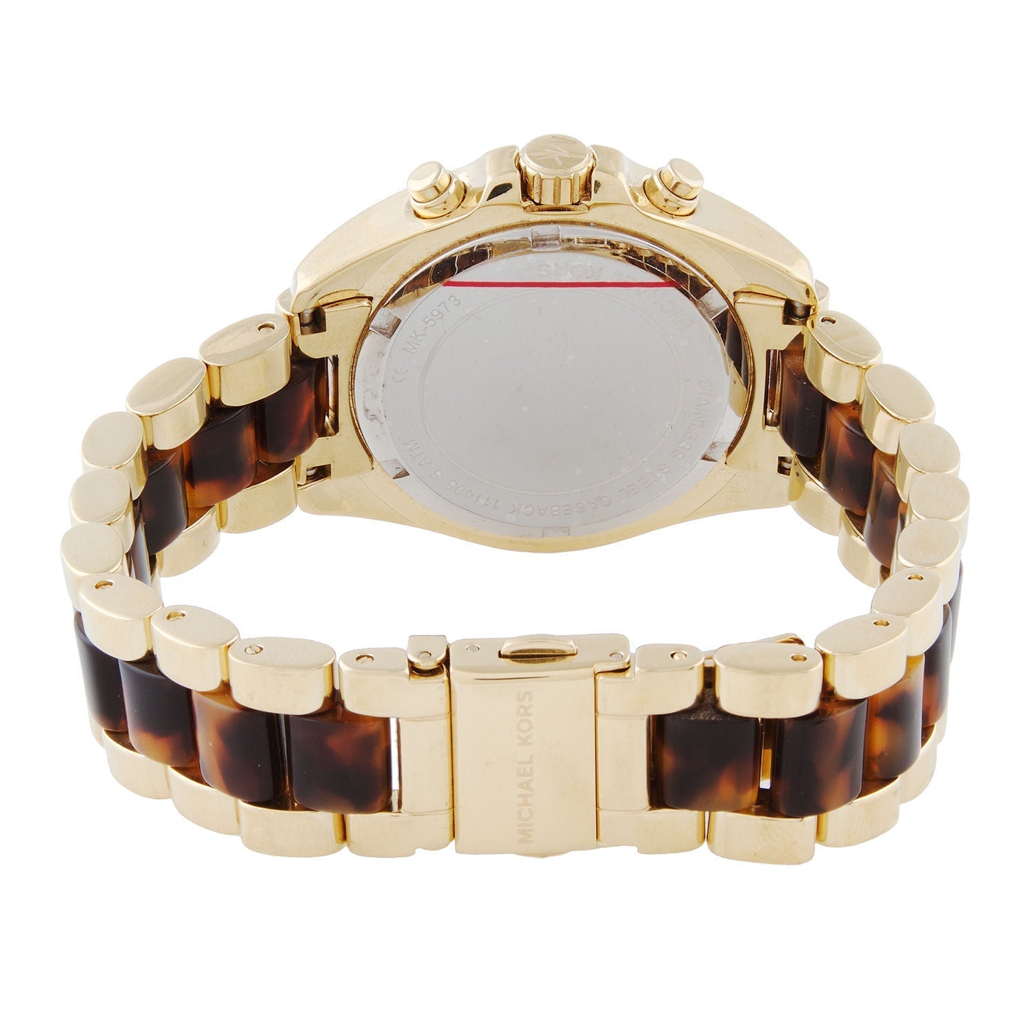 Reloj Michael Kors Mini Bradshaw de dos tonos para mujer MK5973