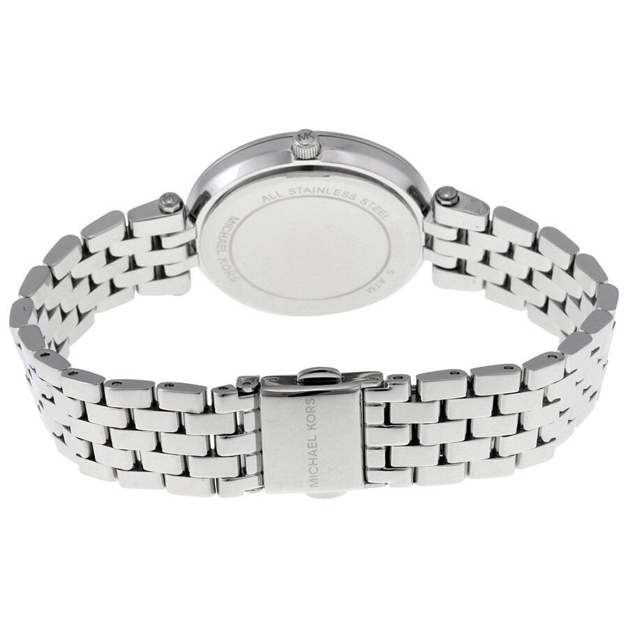 Michael Kors Mini Darci Crystal Pave Dial Stainless Steel Ladies Watch MK3476