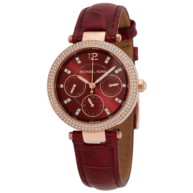 Michael Kors Mini Parker Red Dial Laies Watch MK6451 - BigDaddy Watches #2