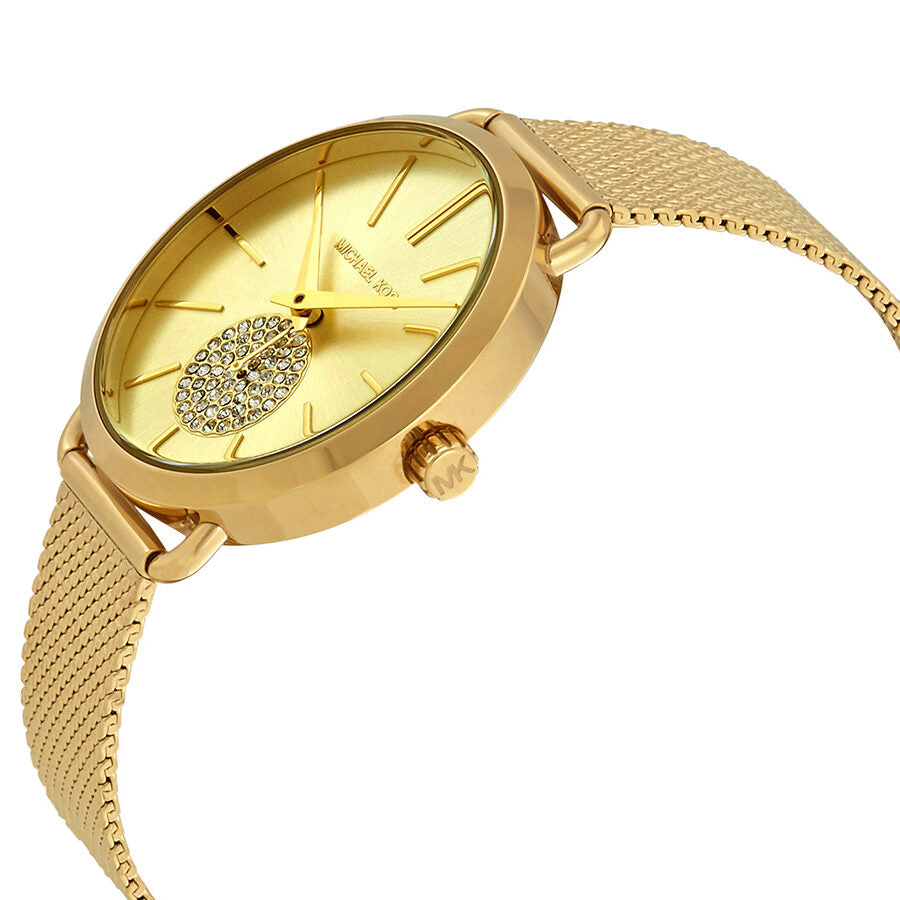 Michael Kors Porita Reloj de señora con esfera dorada MK3844