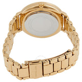 ساعة مايكل كورس النسائية MK4593، زجاج كوارتز بايبر، مينا أسود