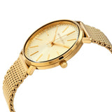 Michael Kors Pyper Reloj de cuarzo con esfera dorada y cristal para mujer MK4339