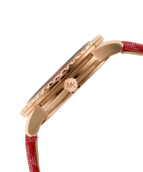 Reloj Mujer Michael Kors Runway Analógico Esfera Roja MK7179