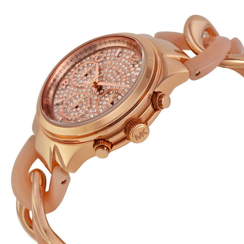 Michael Kors Runway Twist Rose Dial Rose Gold-tone Ladies Watch MK4283 - BigDaddy Watches #2