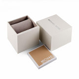 ساعة مايكل كورس سليم رانوي للرجال، لون فحمي، موديل MK4506