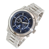 ساعة مايكل كورس ستوب هانغر كرونوغراف فضية للرجال MK8314