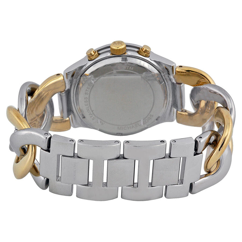Michael Kors Twist Chain  Chronograph White Dial Ladies Watch MK3199 - BigDaddy Watches #3