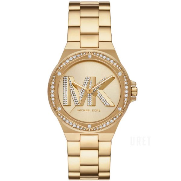 Michael Kors Women’s Quartz Gold Stainless Steel Gold Dial 37mm Watch - MK1062