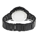 ساعة مايكل كورس رين كرونوغراف النسائية ذات المينا المرصعة بالكريستال والمطلية بالأيونات السوداء MK5961