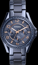 Fossil Riley Multifunction Blue Dial Ladies Watch ES4294