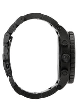 Nixon 51-30 Reloj cronógrafo de acero inoxidable negro para hombre A083-957