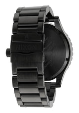 Nixon 51-30 Reloj cronógrafo de acero inoxidable negro para hombre A083-957