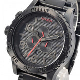 Reloj Nixon 51-30 Chrono Negro Rojo Hombre A083-2298