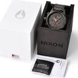 Reloj Nixon 51-30 Chrono Negro Rojo Hombre A083-2298
