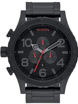 Reloj Nixon 51-30 Chrono Negro Rojo Hombre A083-2298