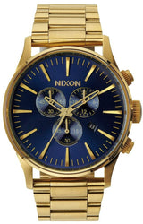 Nixon Sentry Chronograph Blue Sunray Dial Reloj para hombre A386-1922
