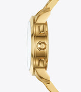 Tory Burch Gold Stainless Steel Chronograph Women's Watch TBW1032 - Image 3