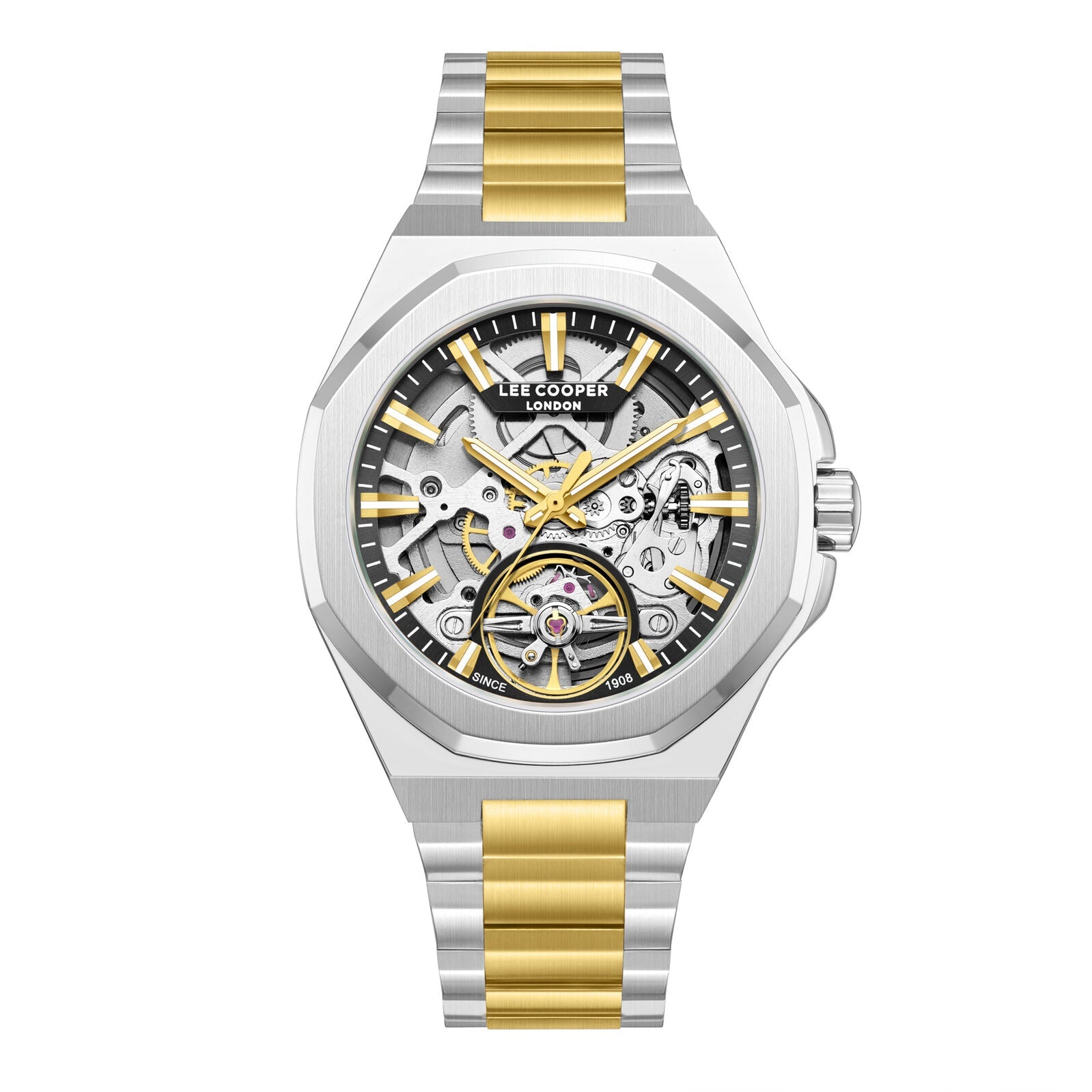 ساعة لي كوبر الفضية للرجال LC08368.230