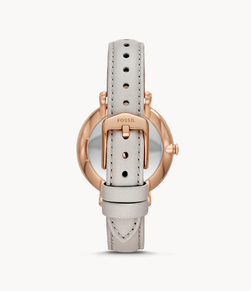 Fossil Jacqueline Reloj de cuarzo con esfera floral blanca para mujer ES4672