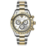 Versace Quartz Two-Tone Stainless Steel Silver Dial Men's Watch VEV700519 VEV700519 - Image 1