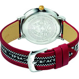 Versace V Circle Silver Dial Two Tone Leather Strap Watch for Men - VEBQ01319 VEBQ01319 - Image 6