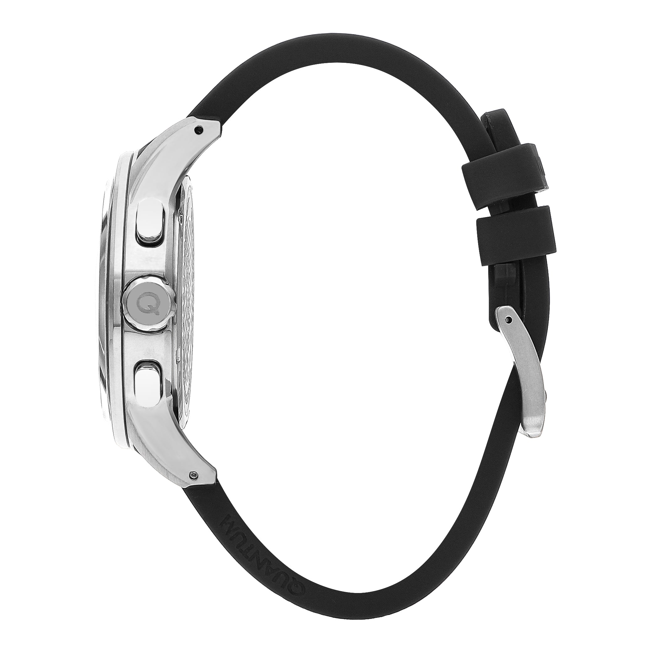 Quantum Multi Function Silicone Strap Watch – ADG991.391