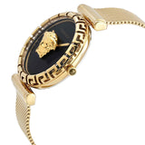 Versace Palazzo Empire Greca Quartz Black Dial Ladies Watch VEDV00519