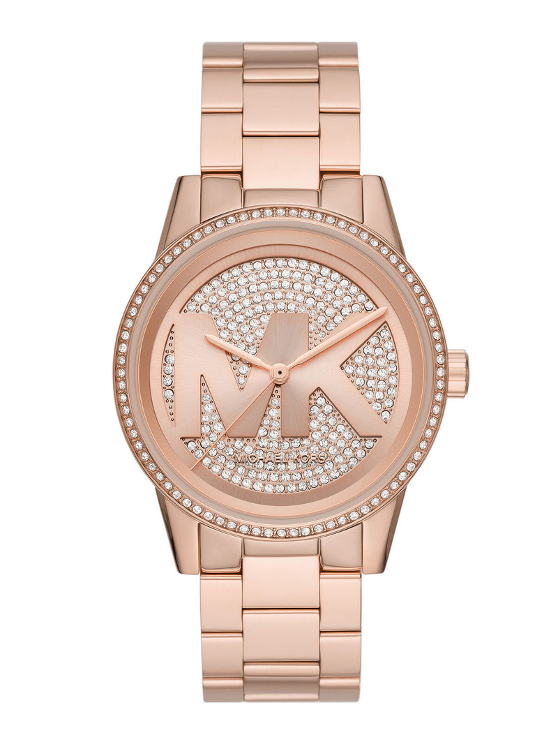 Michael Kors RITZ cuarzo cristal Pave Dial señoras reloj MK6863