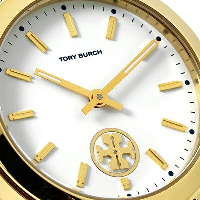 Tory Burch Yellow Gold Collins White Dial Watch  Women's Watch TBW1300 - Image 7