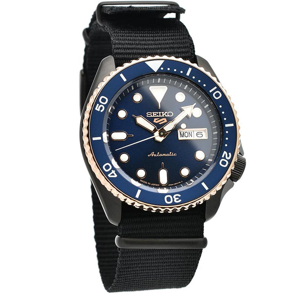 Seiko Black Men's Watch - SBSA098