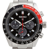 Seiko Prospex Speedtimer Chronograph GMT Black Dial Men's Watch SSC915P1
