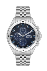 ساعة سلازنجر رجالية من الفولاذ المقاوم للصدأ الفضي - Sl.09.2227.2.02