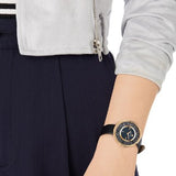 ساعة سواروفسكي نسائية من الذهب الوردي - 5275043