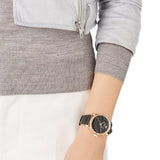 ساعة سواروفسكي نسائية من الذهب الوردي - 5295377