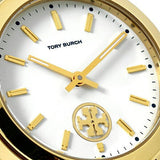 Tory Burch Yellow Gold Collins White Dial Watch  Women's Watch TBW1300