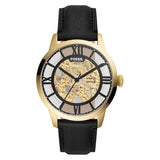 Reloj Fossil Townsman Automático para Hombre de Cuero Negro ME3210