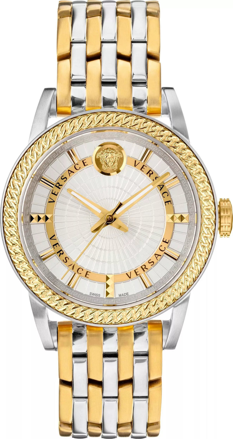 Versace V-Eternal Two-Tone Unisex Watch VEPO00620