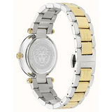Versace Reve Analog White Dial Two Tone Steel Strap Women's Watch - VE8B00724