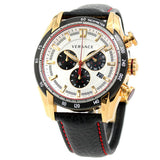 ساعة فيرساتشي الرجالية بحزام جلدي V-Ray، موديل VDB040014